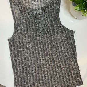 | American Eagle | Criss-Cross Knit Tank Top M